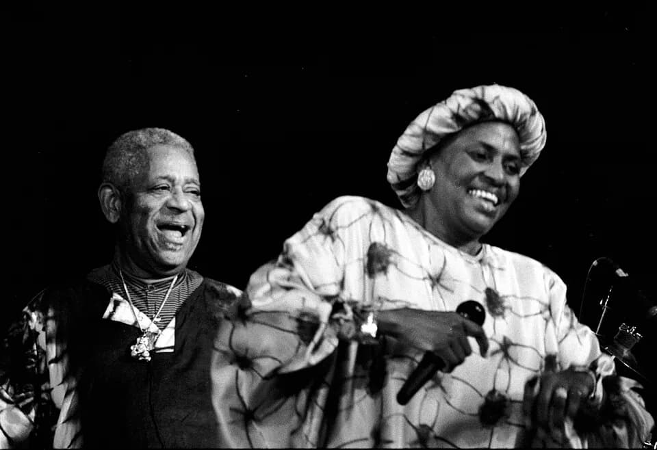 Miriam Makeba - Miriam Makeba and Dizzy Gillespie in concert, Deauville (Calvados, France).