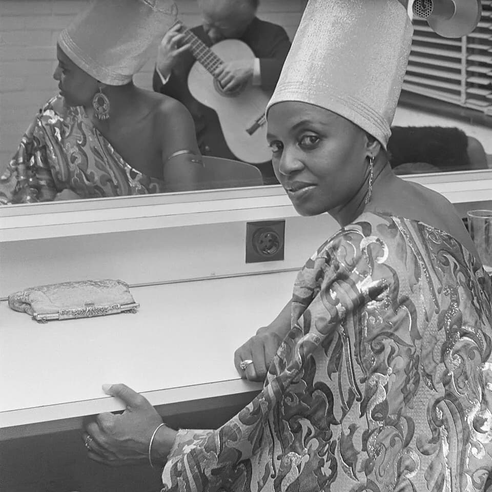 Miriam Makeba - Grand Gala du Disque Populaire in Congrescentrum. Miriam Makeba