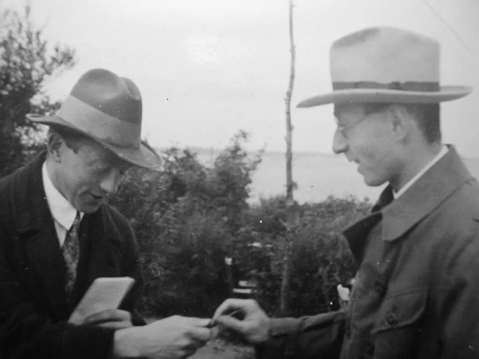 Eugene Wigner - Werner Heisenberg and Eugene Wigner (1928)