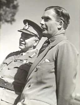 Anthony Eden - Australian General en:Thomas Blamey with British Minister of Foreign Affairs en:Anthony Eden in January 1941.