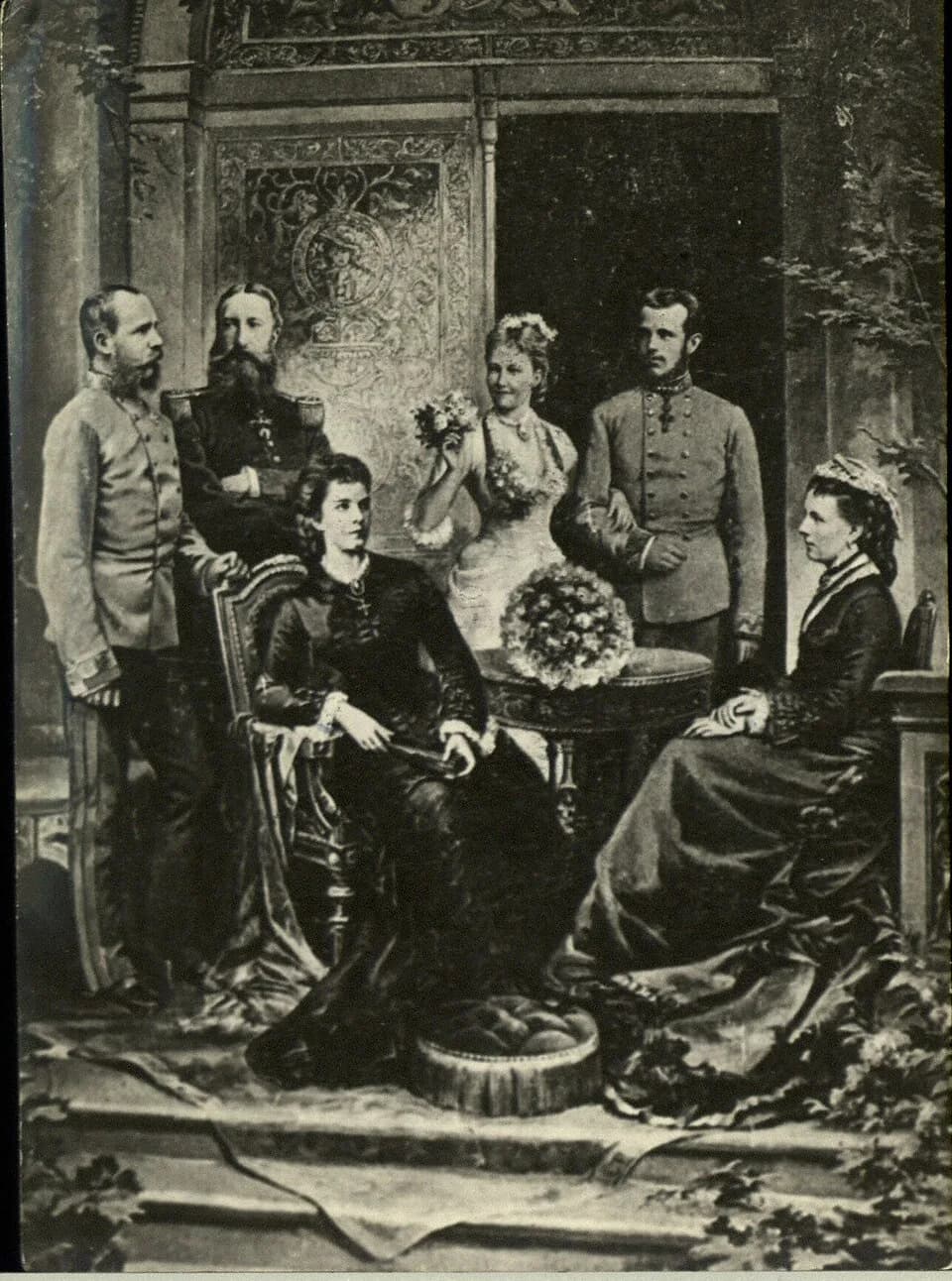Leopold II of Belgium - Rudolf (1858-1889), Stephanie (1864-1945)&amp; his parents