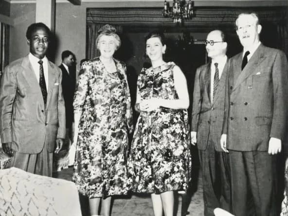 Harold Macmillan - U.K. Prime Minister in Ghana.
Location: Accra

Catalogue Reference: Part of CO 1069/1