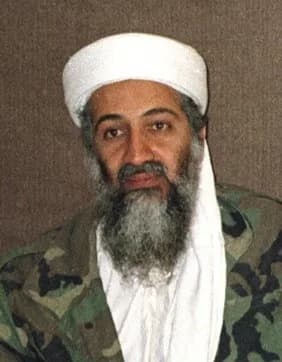 Ayman al-Zawahiri - Osama bin Laden sits with his adviser Dr. Ayman al-Zawahiri during an interview with Pakistani journalist Hamid Mir. Hamid Mir took this picture during his third and last interview