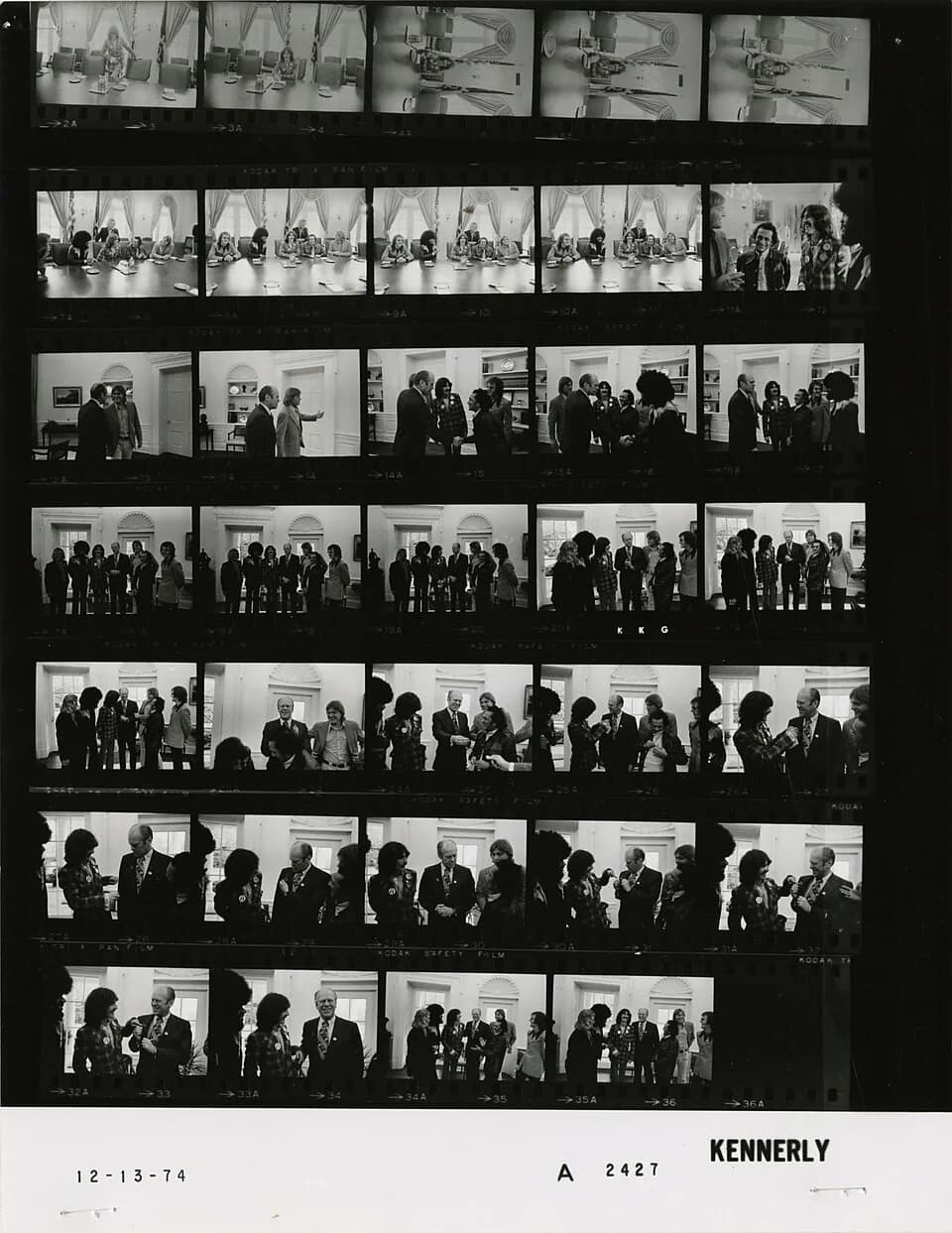 Ravi Shankar - The photo contact sheet, identified as A2427 by the White House Photographic Office (WHPO), is housed at the Gerald R. Ford Presidential Library, a branch of the National Archives and R