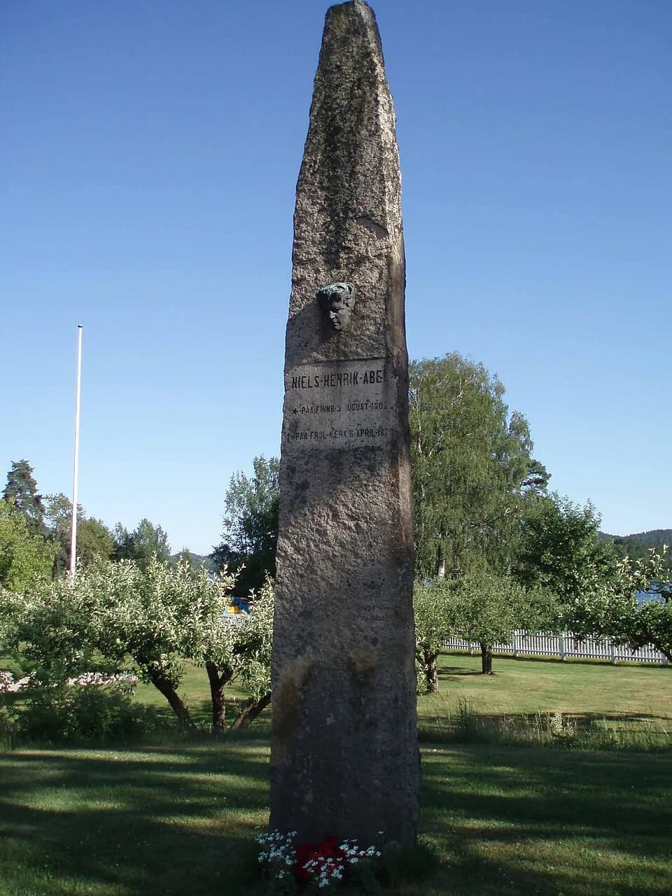 Niels Henrik Abel - Monument of Nils Henrik Abel, Frolands værk, Norway