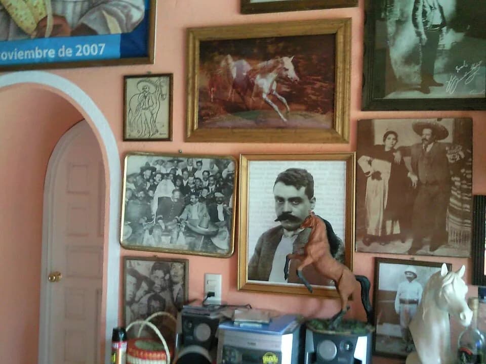 Emiliano Zapata - Souvenirs at the house of Emiliano Zapata's family (Cuautla, Morelos, Mexico)