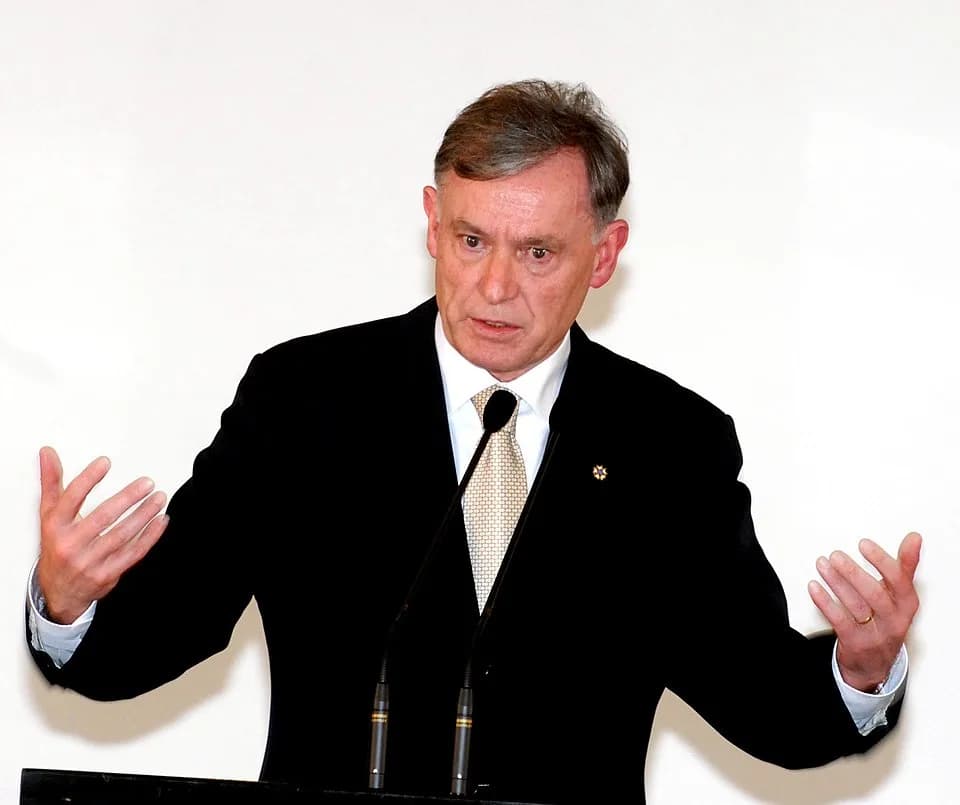 Horst Köhler - O presidente da Alemanha, Horst Köhler, em Brasília.