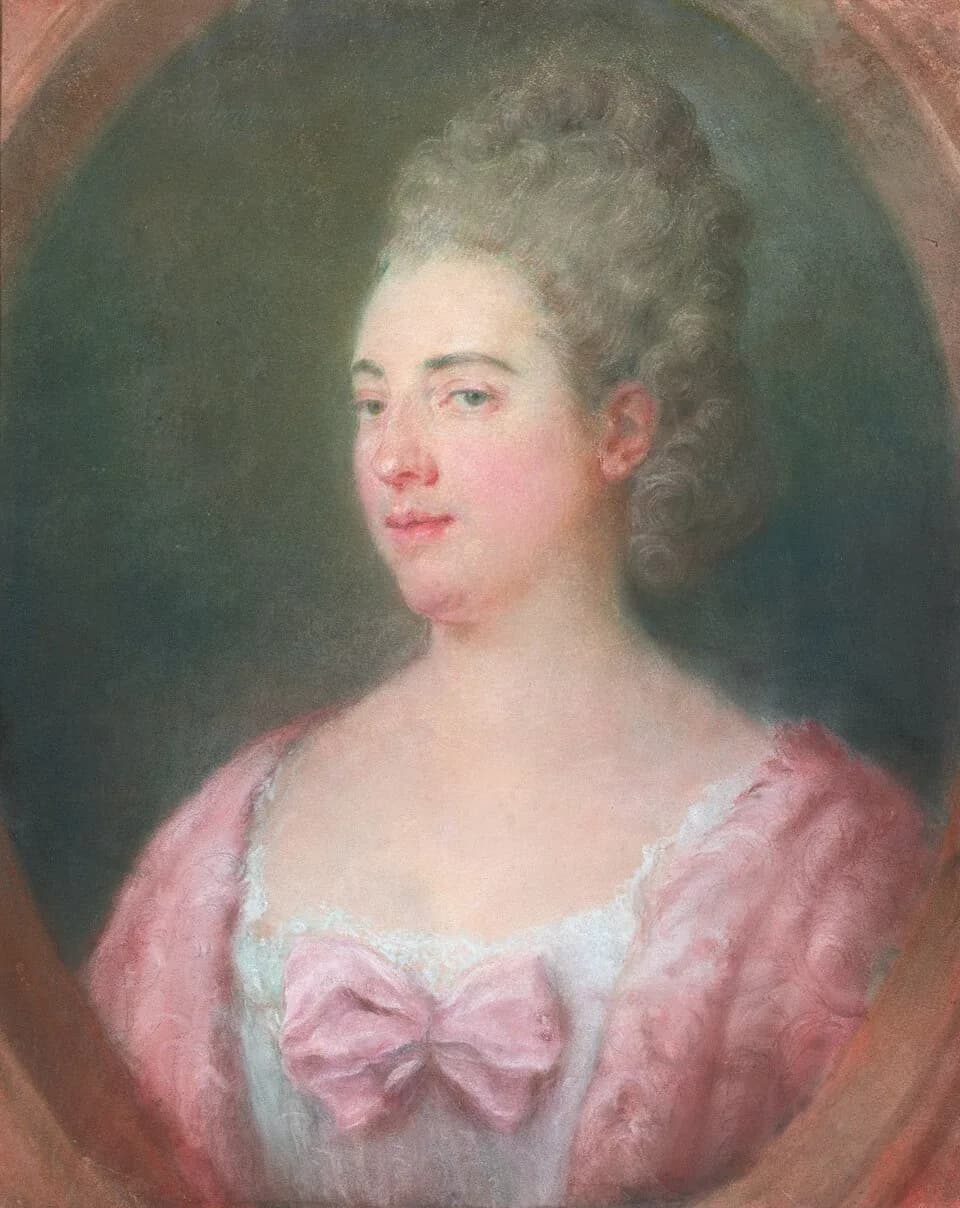 Isabelle de Charrière - Isabelle-Agneta-Élisabeth de Charrière de Penthaz, née Isabelle Agneta Elisabeth van Tuyll van Serooskerken, called Belle de Zuylen (1740-1805)
pastel on paper mounted on canva