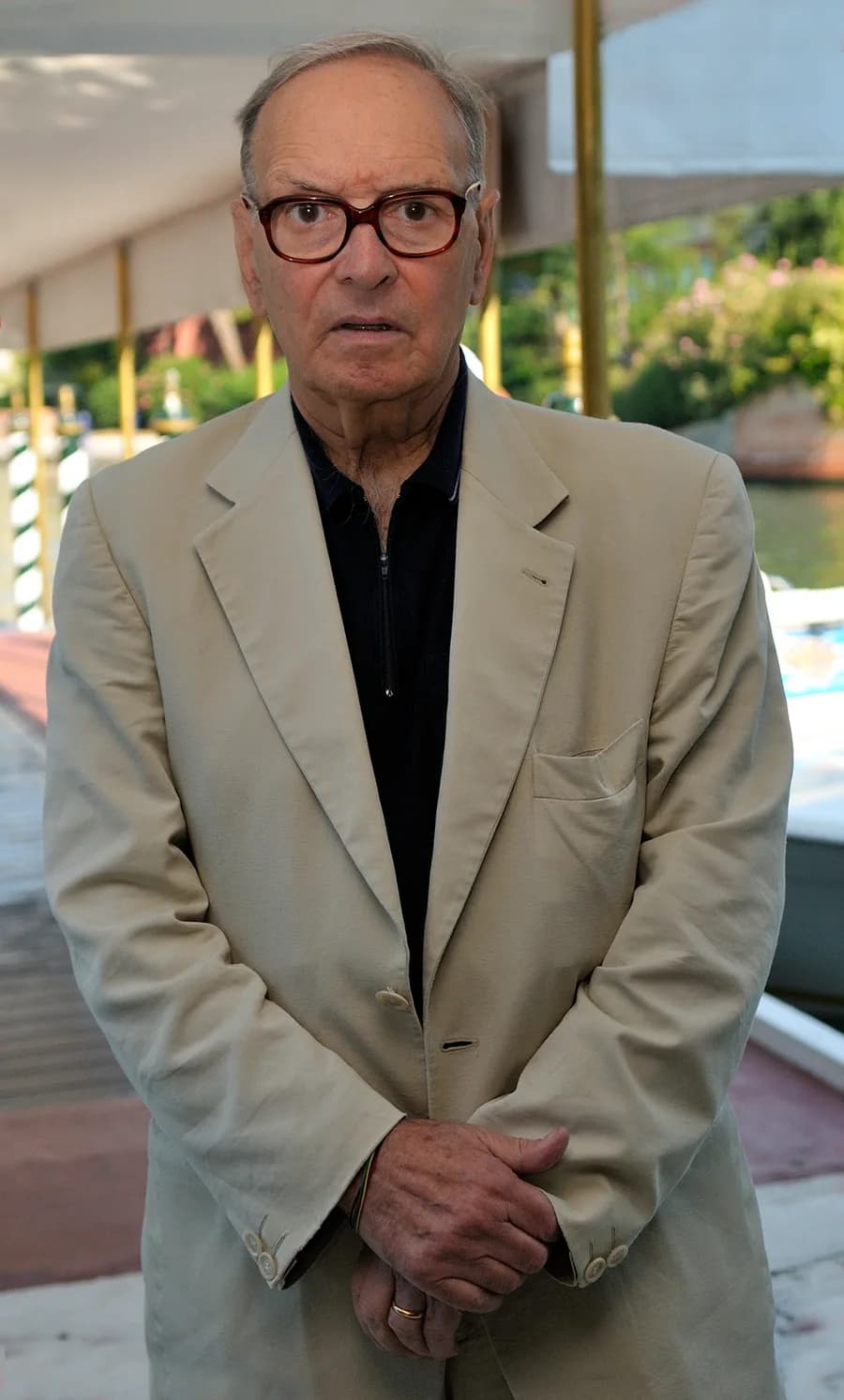 Ennio Morricone - Ennio Morricone at the 66th Venice Film Festival, September 2009.