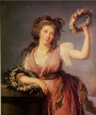 François-Auguste-René de Chateaubriand - Portrait of Pauline de Beaumont (1768-1803)