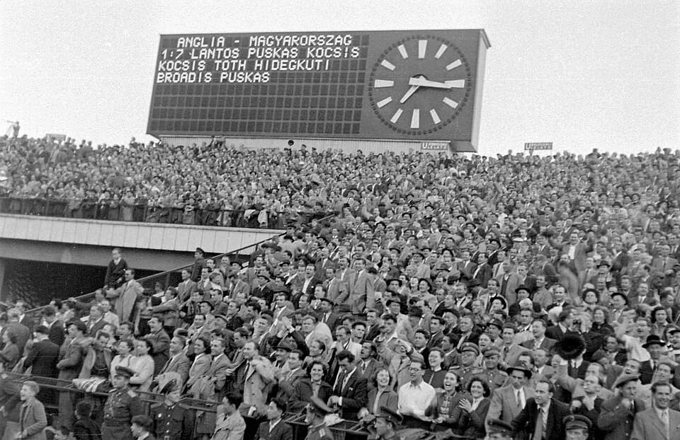 Ferenc Puskás - Hungary and their Golden Team defeated England 7-1, their heaviest ever defeat