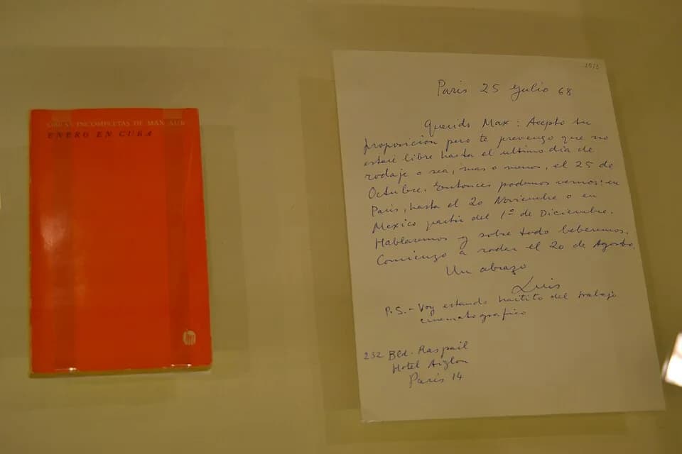 Luis Buñuel - Exposición "Retorno a Max Aub" en el Instituto Cervantes. Madrid, mayo de 2017.