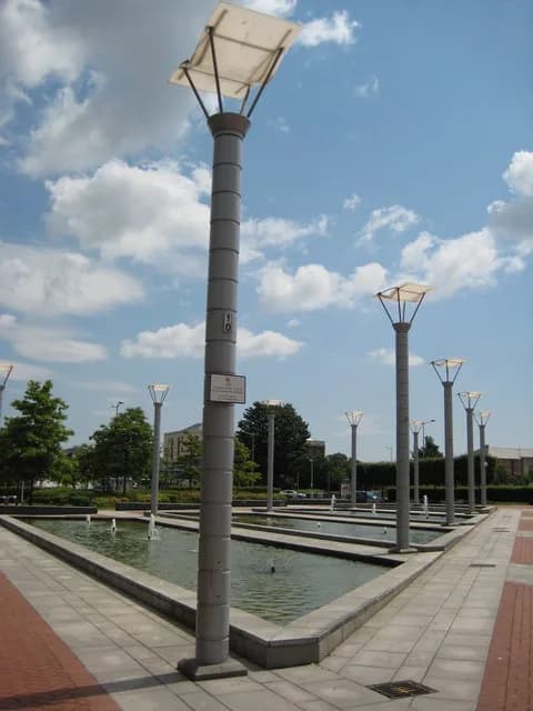 James Callaghan - Callaghan Square, Cardiff Fountains in Callaghan Square in Cardiff.