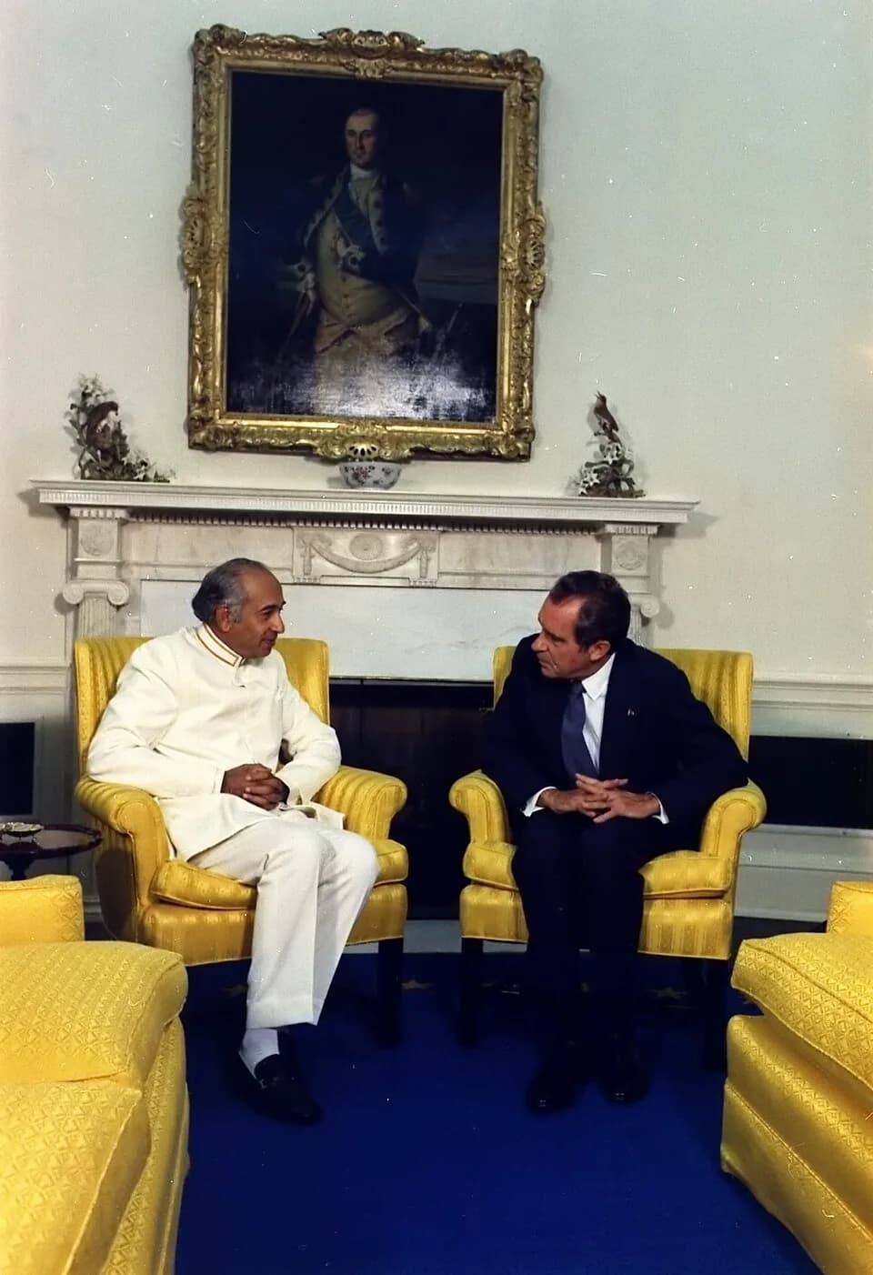 Zulfikar Ali Bhutto - Richard Nixon meeting with President Bhutto of Pakistan