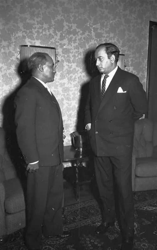 Zulfikar Ali Bhutto - For documentary purposes the German Federal Archive often retained the original image captions, which may be erroneous, biased, obsolete or politically extreme. Empfang für den p