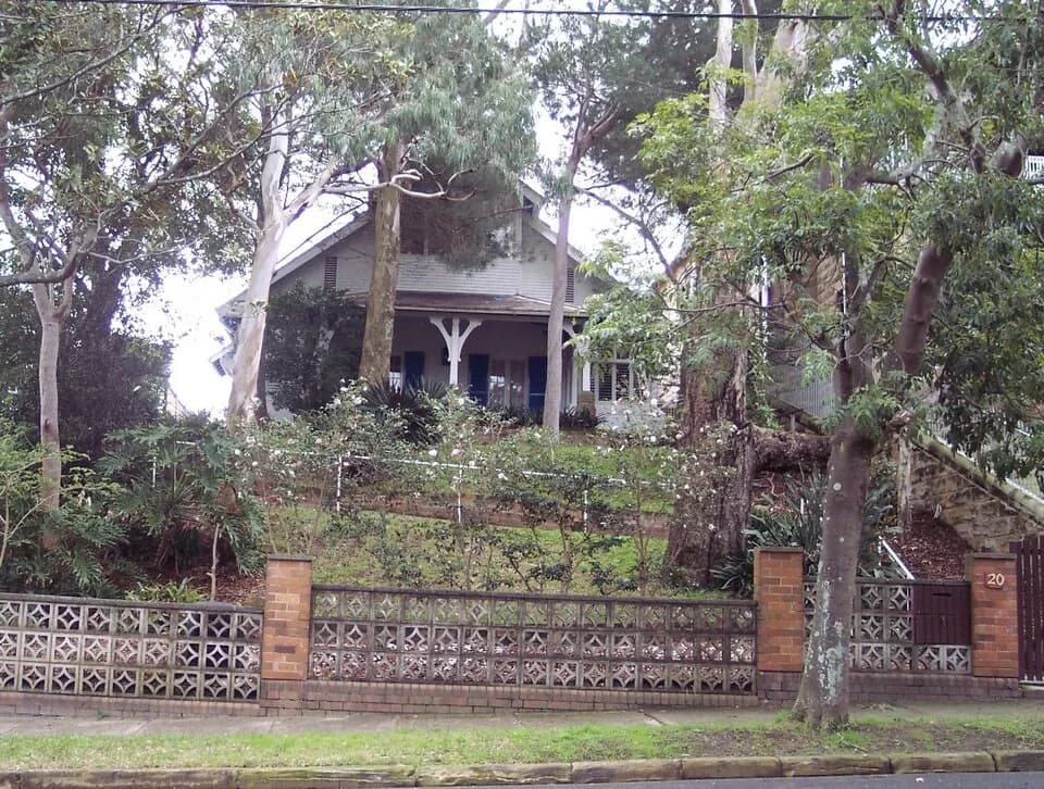 Patrick White - Patrick White's house, Centennial Park, Sydney.