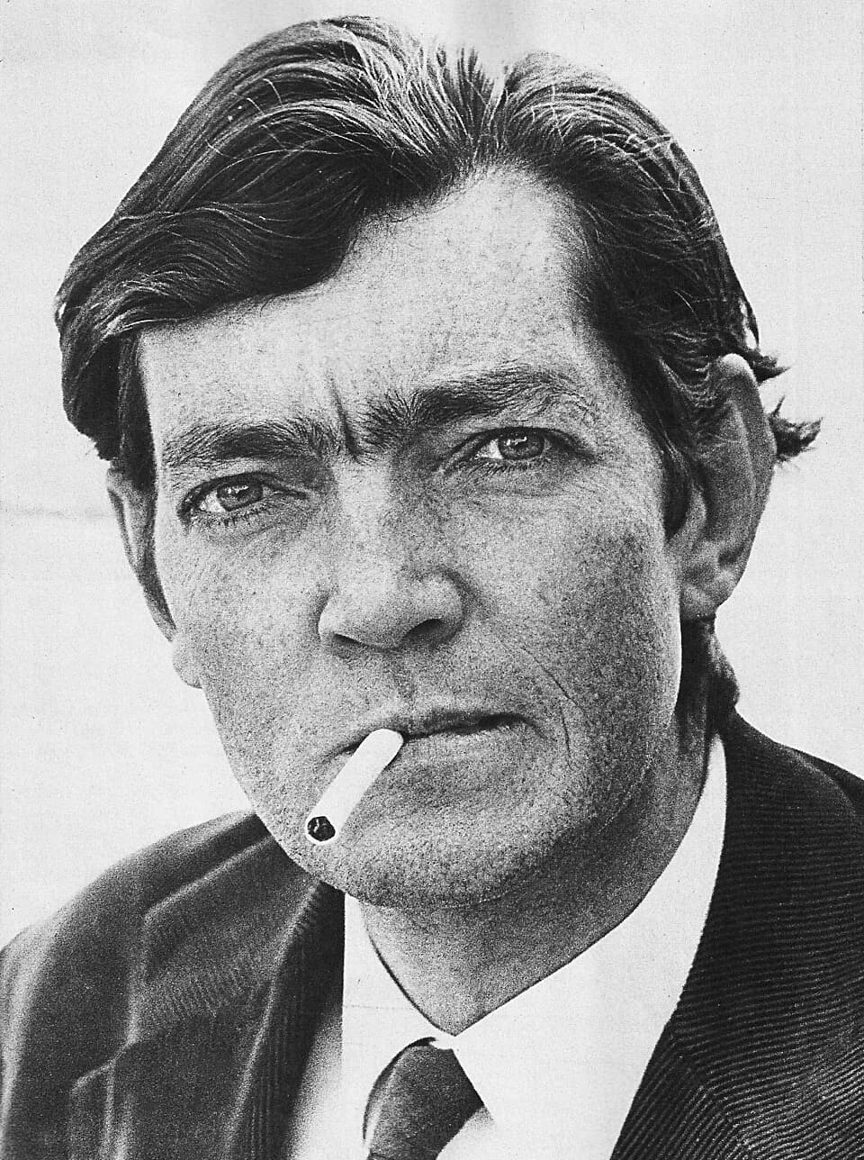 Julio Cortázar - Argentine writer Julio Cortázar, photographed at the UNESCO gardens in Paris.