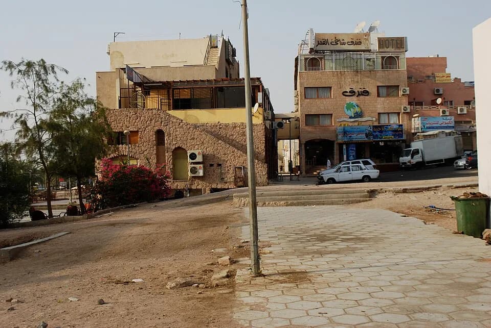 T. E. Lawrence - Aqaba : environs du fort d'Aqaba.