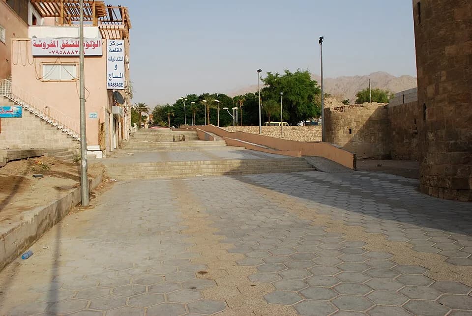 T. E. Lawrence - Aqaba : environs du fort d'Aqaba.