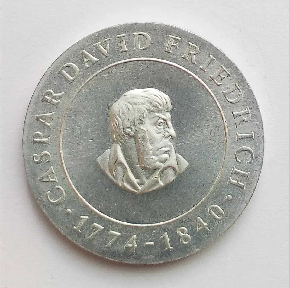 Caspar David Friedrich - 10 Mark DDR zum 200. Geburtstag von Caspar David Friedrich Bildseite
