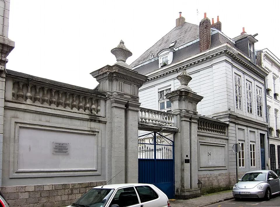 Marguerite Yourcenar - La résidence de la grand mère de Marguerite Yourcenar rue Jean-Moulin à Lille.