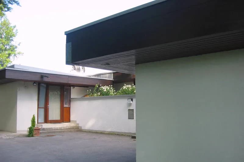 Ludwig Erhard - Bungalow in Gmund (Tegernsee) for the former German chancellor Ludwig Erhard by Sep Ruf