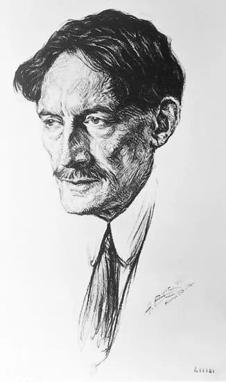 Henri Barbusse - Henri Barbusse, écrivain français. Dessin de Rijic
