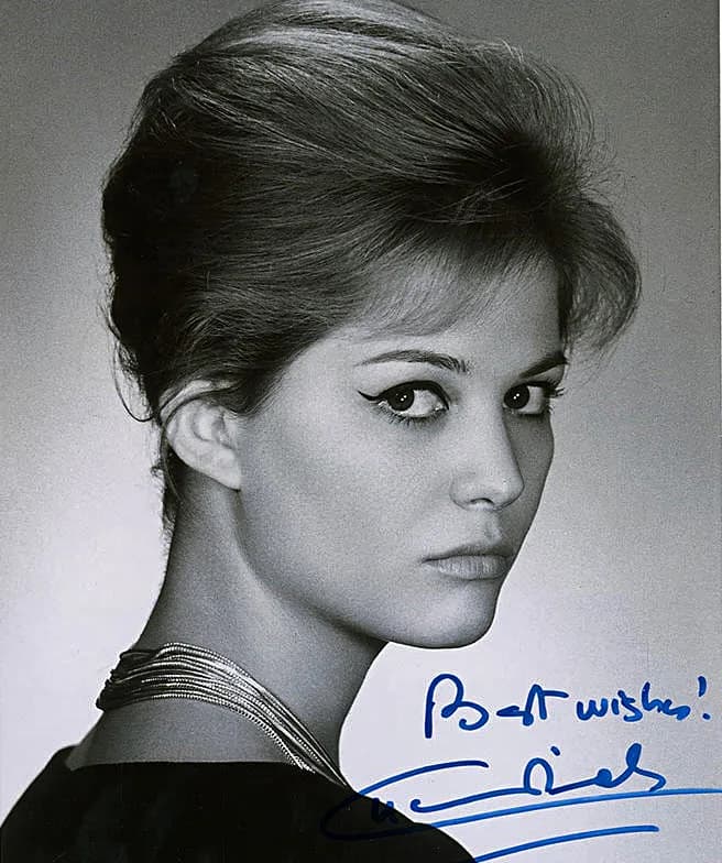 Claudia Cardinale - Publicity still of Claudia Cardinale, with signature.
