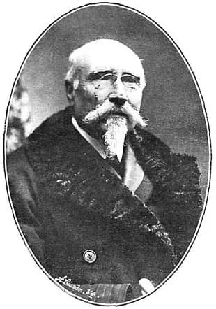 José Echegaray - Retrato de José de Echegaray, obra del fotógrafo Kaulak, recogido en la revista española La Ilustración Española y Americana.