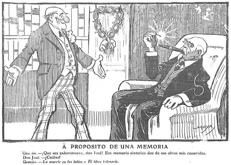 José Echegaray - A propósito de una memoria.