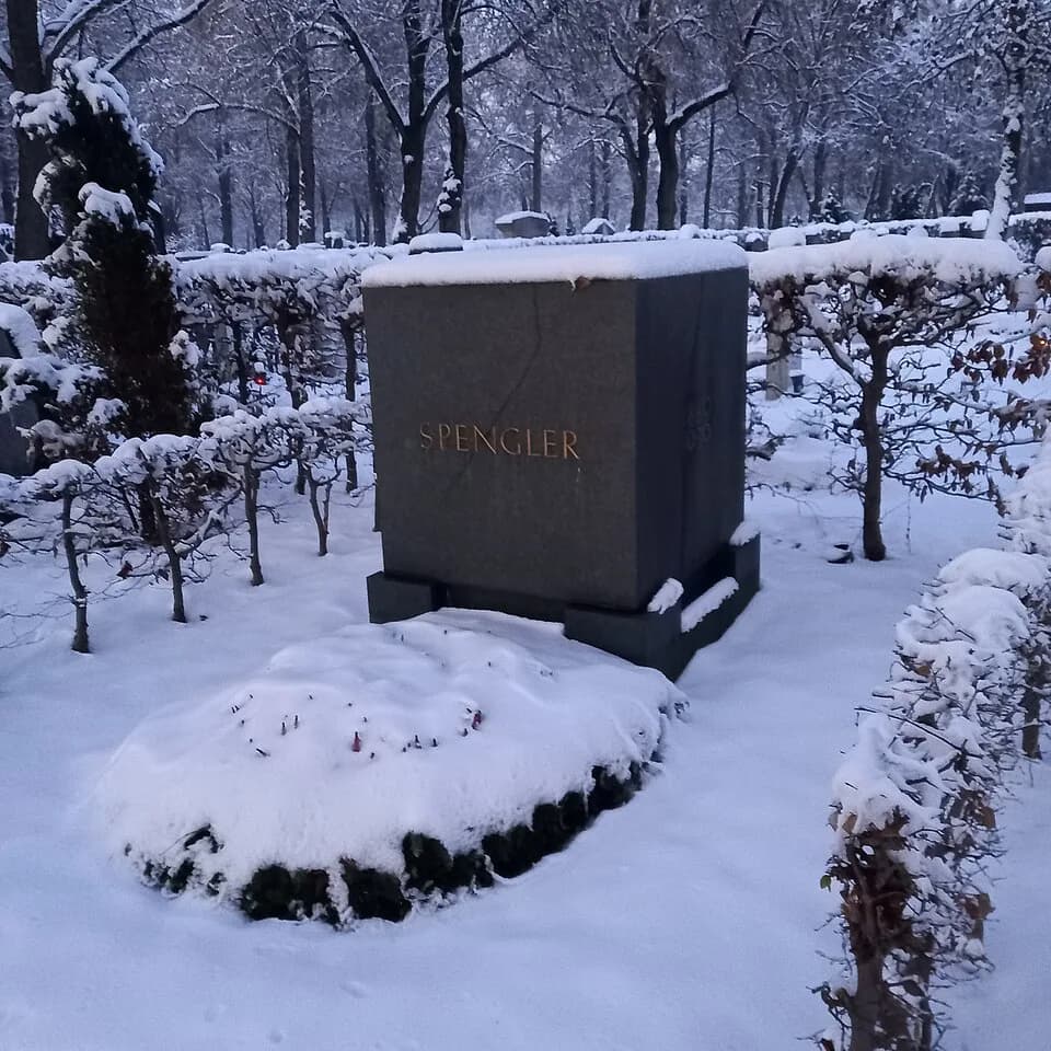 Oswald Spengler - Das Grab des deutschen Kulturphilosophen Oswald Spengler auf dem Nordfriedhof München.