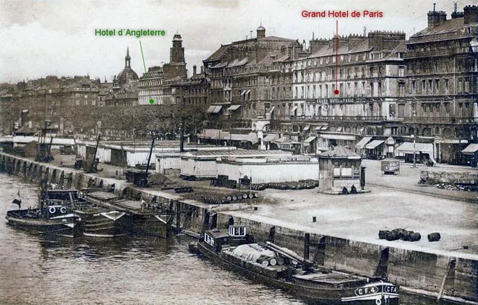 Camille Pissarro - Hotels used b Camille Pissarro during his stas in Rouen