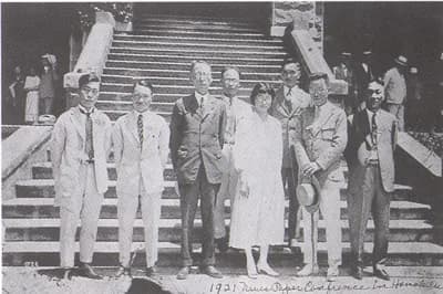 Syngman Rhee - 1925 July, The Pan-Pacific Conference Honolulu in Hawai