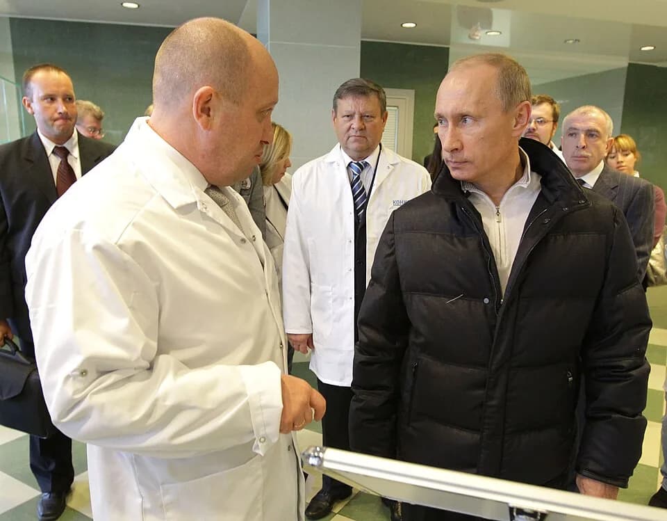 Yevgeny Prigozhin - Prime Minister Vladimir Putin looked over the factory's production chain and was shown new vending machines that accept cards. The factory's director, Yevgeny Prigozhin, remarked t