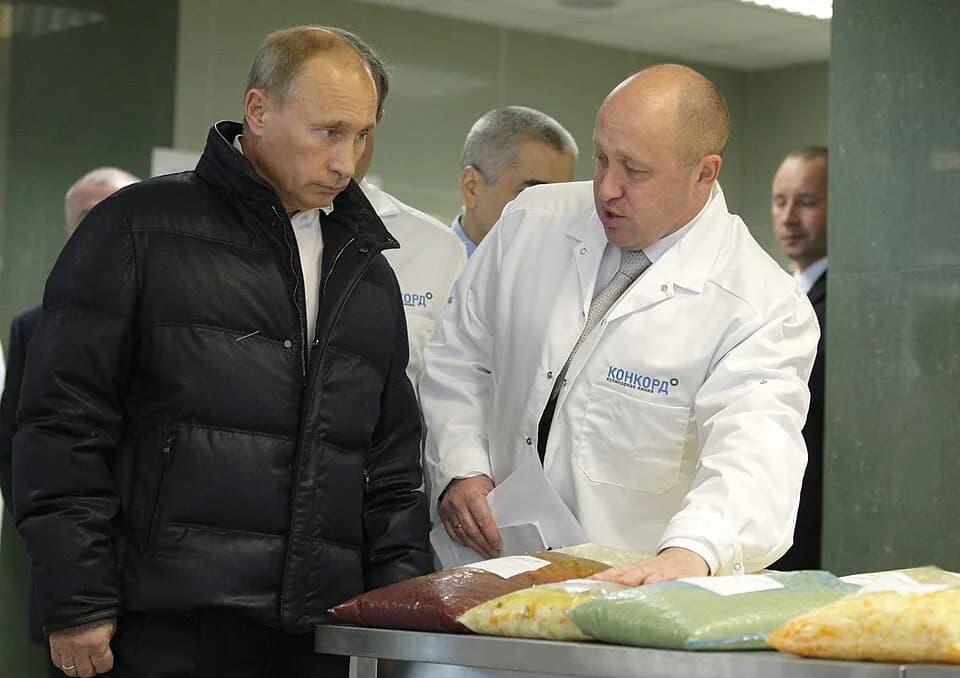 Yevgeny Prigozhin - Prime Minister Vladimir Putin looked over the factory's production chain and was shown new vending machines that accept cards. The factory's director, Yevgeny Prigozhin, remarked t