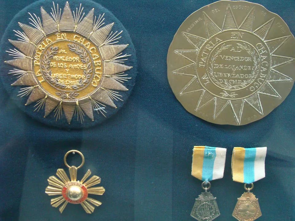 José de San Martín - Medalla Batalla de Chacabuco