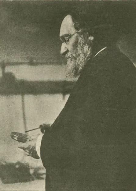 Élie Metchnikoff - Russian biologist Elie Metchnikoff in his laboratory