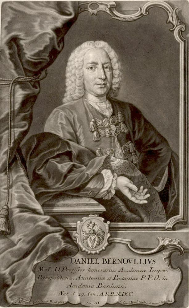 Daniel Bernoulli - Portrait of Daniel Bernoulli (1700-1782)