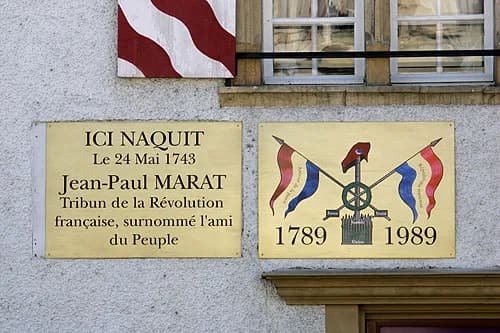 Jean-Paul Marat - Geburtshaus des Revolutionärs Jean-Louis Marat à Boudry