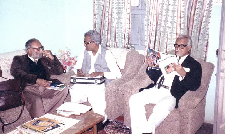 Abdus Salam - Qasim with Abdus Salam