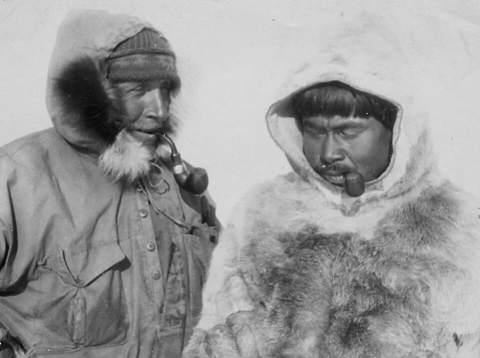 Alfred Wegener - Photograph of the German expedition and overwintering in Greenland