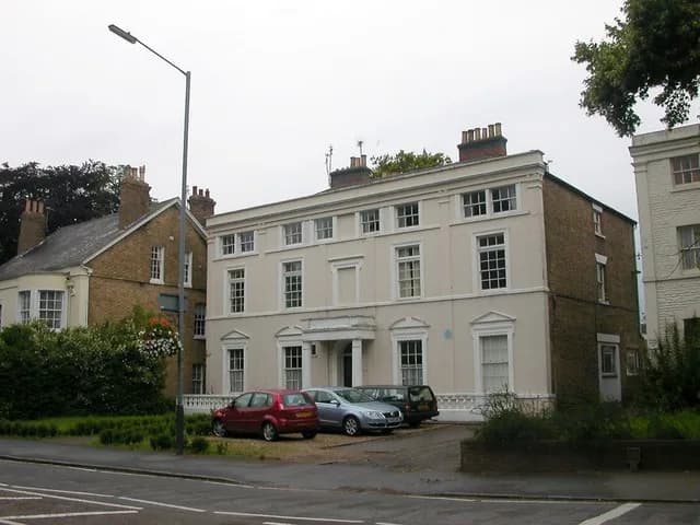Dennis Gabor - Rugby-Bilton Road Gilshaw Lodge which is now divided into apartments. It was the home of Dennis Gabor who lived here 1936-48 and invented holography in 1947. He was awarded the Nobel Pr