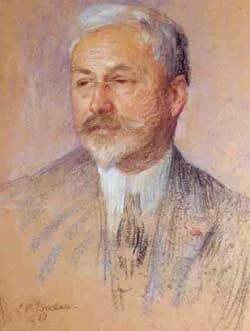 Charles Édouard Guillaume - Pastel portrait of Guillaume.