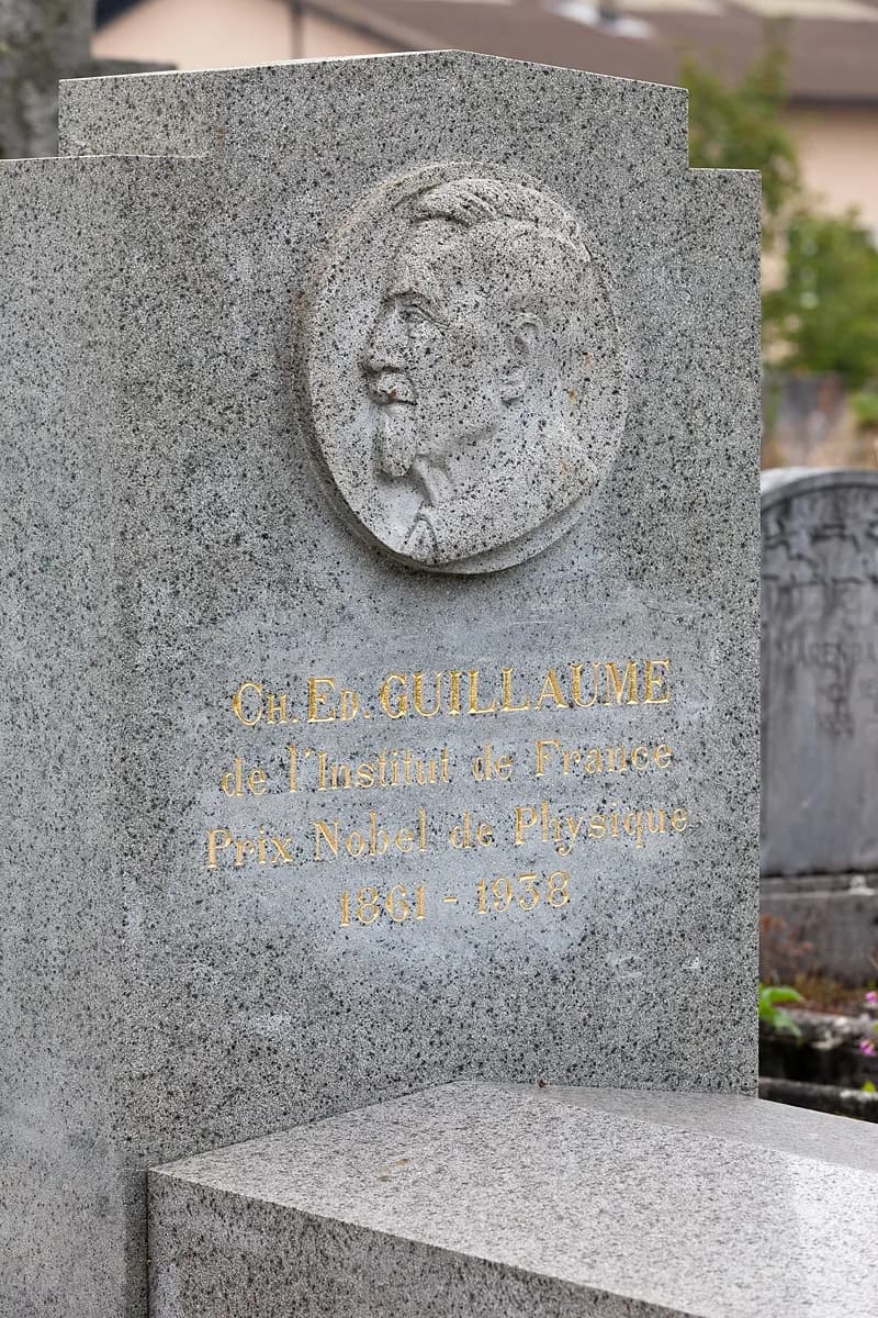 Charles Édouard Guillaume - Grabstätte des Physik-Nobelpreisträgers Ch. Ed. Guillaume