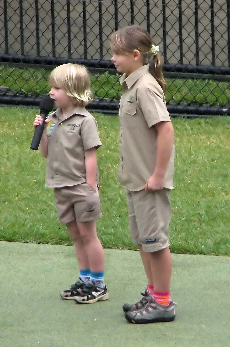 Steve Irwin - Australia Zoo Robert Irwin (Bob) and Bindi Irwin