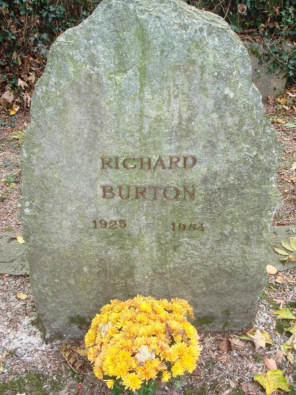 Richard Burton - Tombe de Richard Burton à Céligny, Genève.