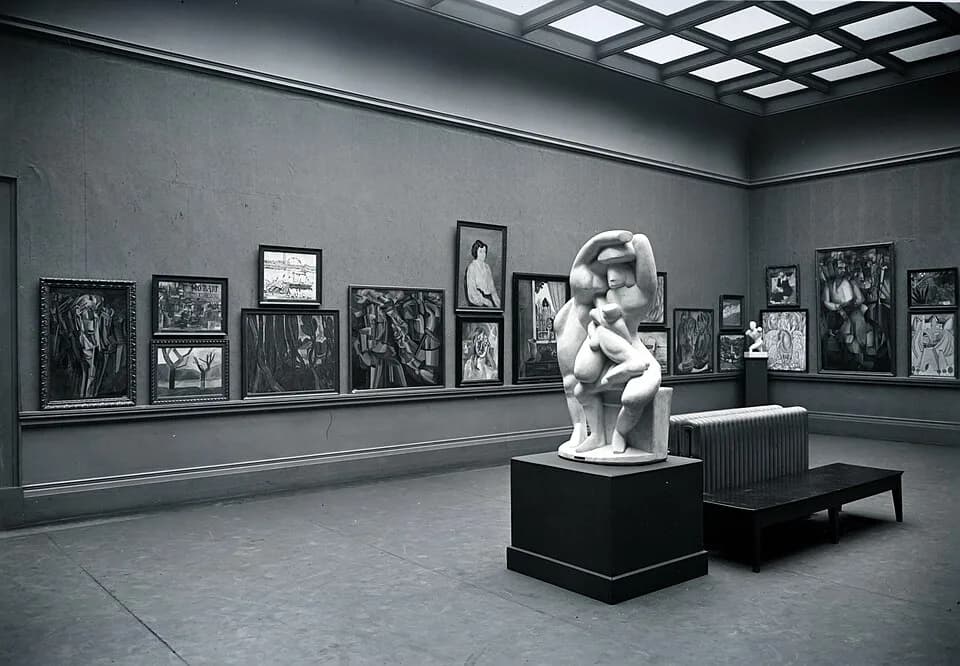 Georges Braque - Armory Show, International Exhibition of Modern Art. The Cubist room, Gallery 53 (northeast view), Art Institute of Chicago, March 24–April 16, 1913