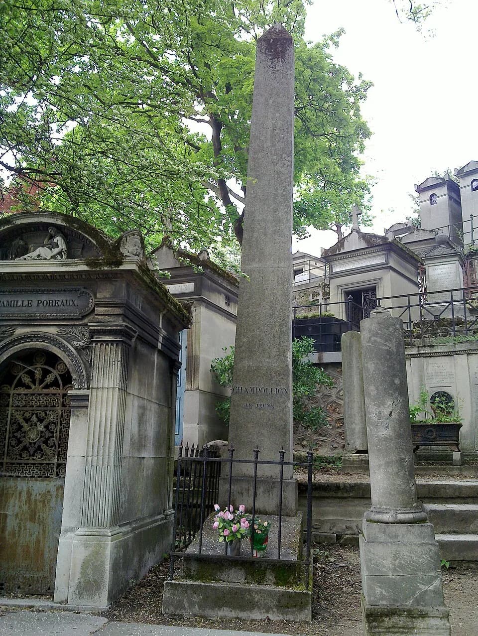 Jean-François Champollion - Champollion's grave, Père-Lachaise, Paris