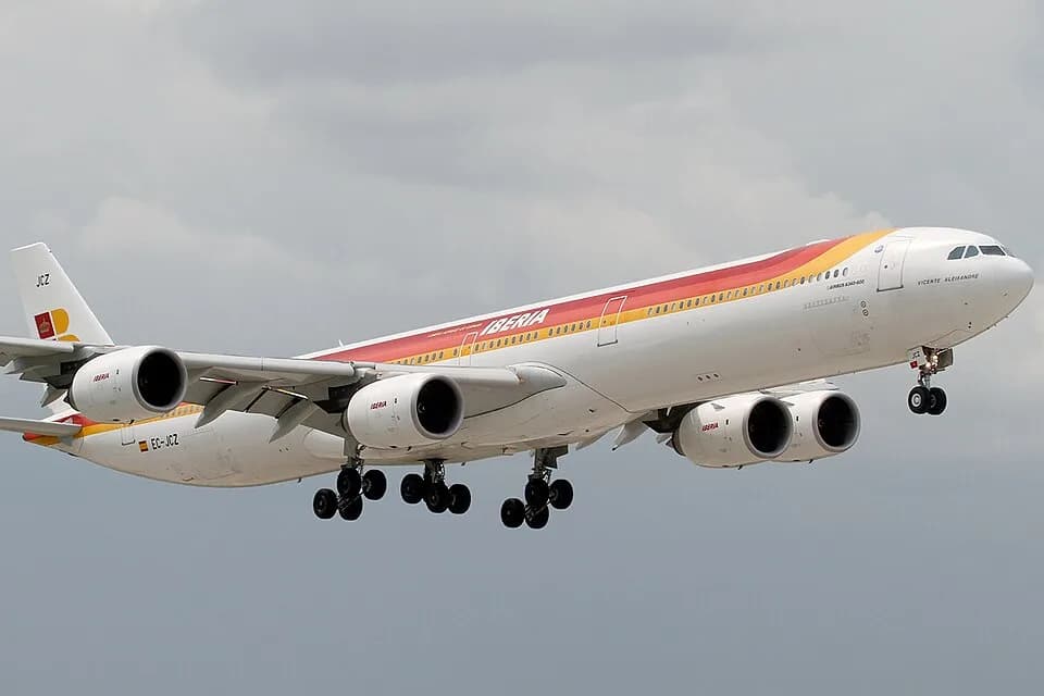 Vicente Aleixandre - Airbus A340-642, Iberia AN1767530.jpg