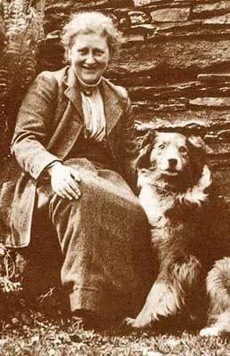 Beatrix Potter - Photograph of Potter and Kep